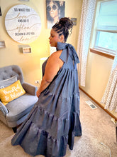 Load image into Gallery viewer, V&#39;s Denim Flowy Maxi
